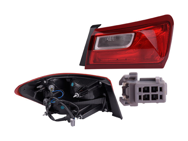 CALAVERA EXTERIOR CV MALIBU 16-19 S/LEDS C/FOCO DEPO DER