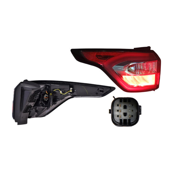 Calavera Exteriror Fd Escape C/Leds Tyc Izq P/ Ford Escape 2017-2019