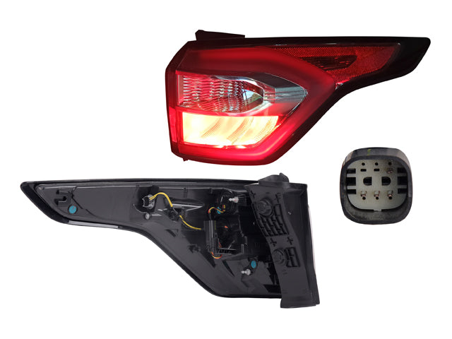 CALAVERA EXTERIOR FD ESCAPE 17-19 CLARA C/LEDS C/FOCO DEPO DER