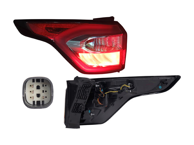 CALAVERA EXTERIOR FD ESCAPE 17-19 CLARA C/LEDS C/FOCO DEPO IZQ