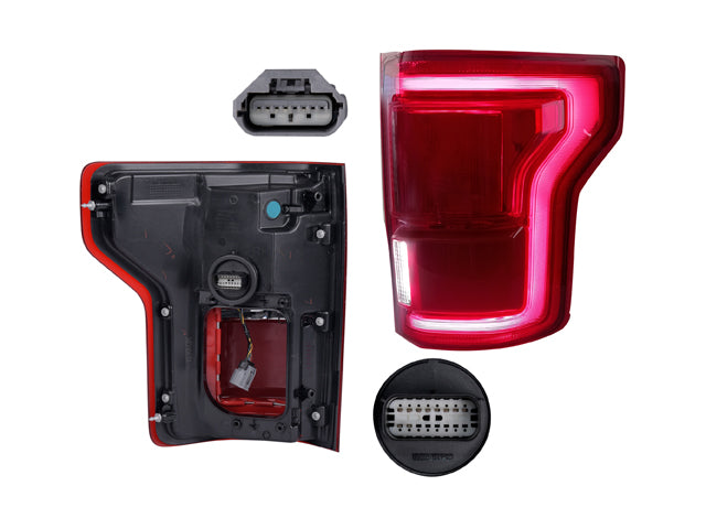 CALAVERA FD F-150 PLATINUM 15-17 C/LEDS P/SENSOR DE PUNTO CIEGO DEPO DER