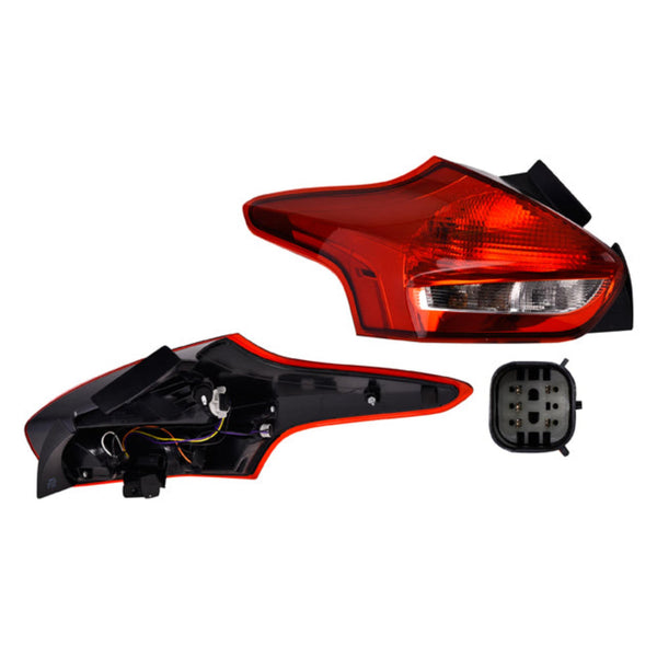 Calavera Ed Focus 15-16 5 Puertas P/4 Focos Tyc Izq P/ Ford Focus 2015-2016