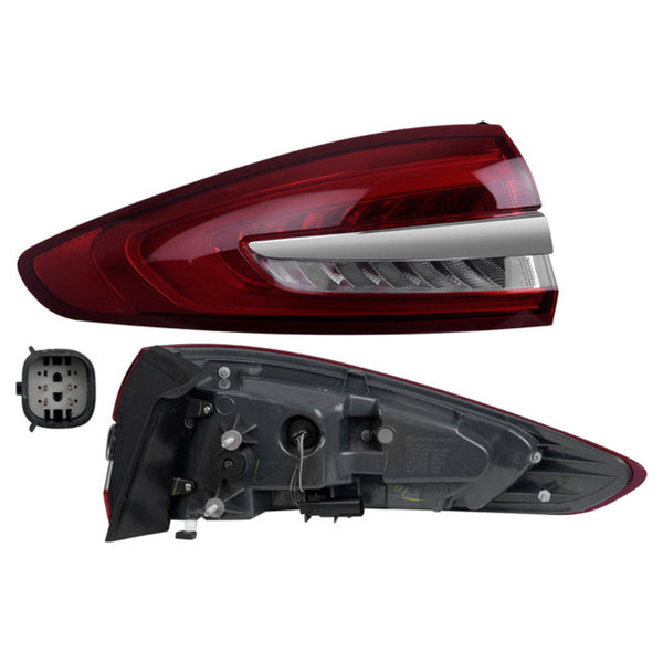 Calavera Exterior Fd Fusion C/Leds De Depo Izq P/ Ford Fusion 2017-2020