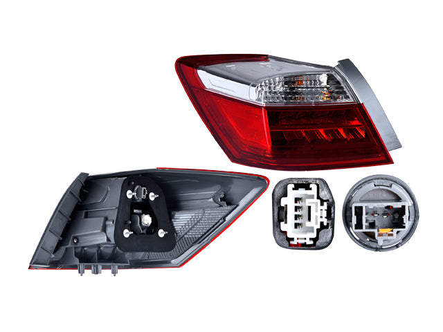 CALAVERA EXTERIOR HD ACCORD 13-15 C/LEDS DEPO IZQ