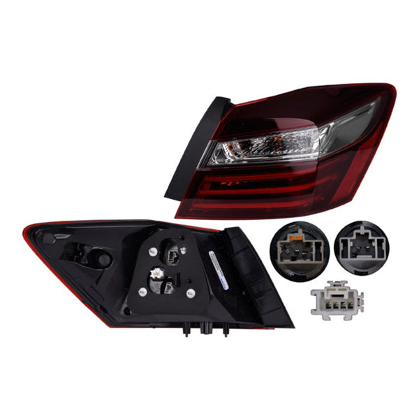 Calavera Exteriorhd Accord 16-17 C/Leds Depo Der. P/ Honda Accord 2016-2017