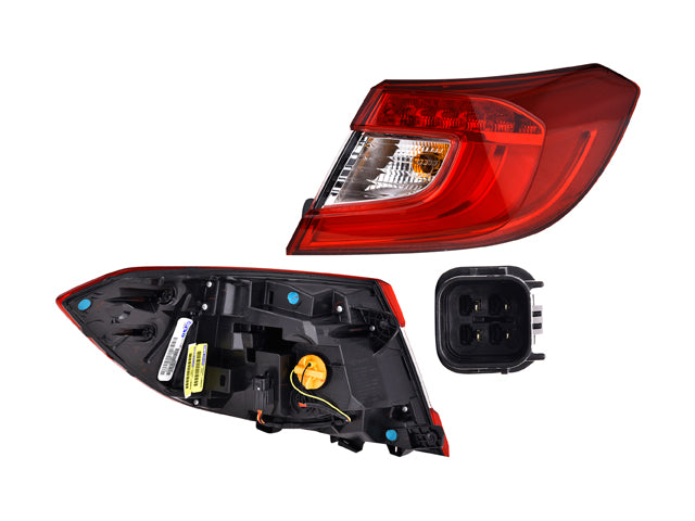 CALAVERA EXTERIOR HD ACCORD 18-22 4 PUERTAS C/LEDS DEPO DER