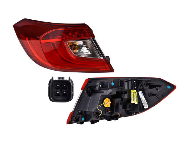 CALAVERA EXTERIOR HD ACCORD 18-22 4 PUERTAS C/LEDS DEPO IZQ