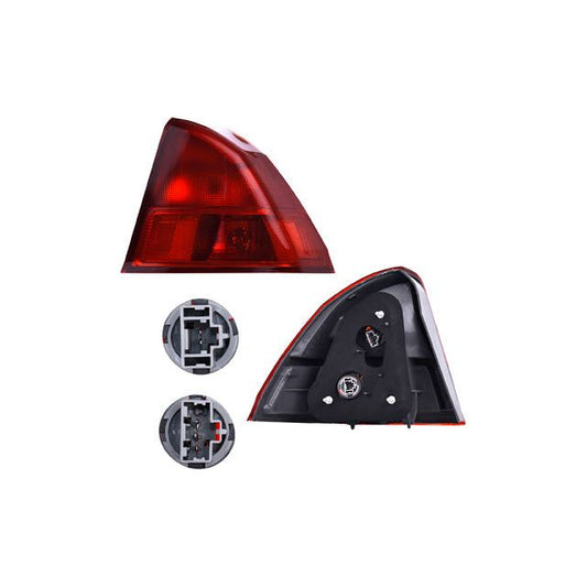 Calavera Exterior P/ Honda Civic 2001-2002