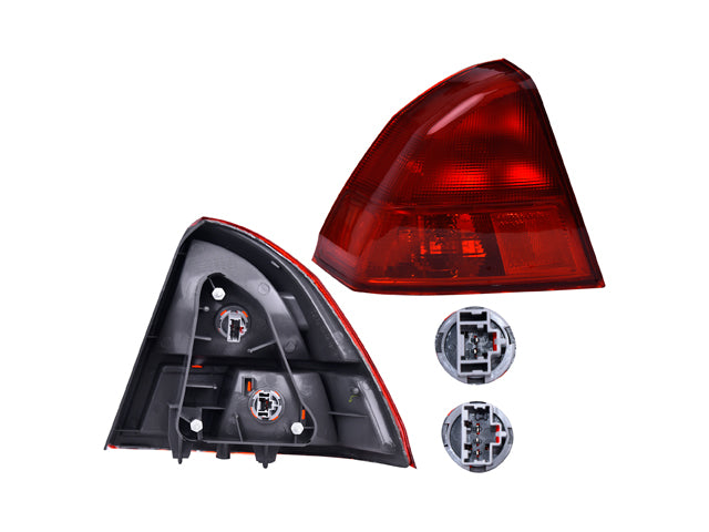 CALAVERA EXTERIOR HD CIVIC 01-02 4 PUERTAS ROJO C/FOCO DEPO IZQ