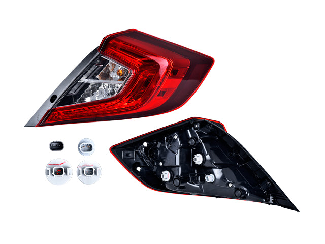 CALAVERA EXTERIOR HD CIVIC 16-20 4 PUERTAS C/LEDS DEPO DER