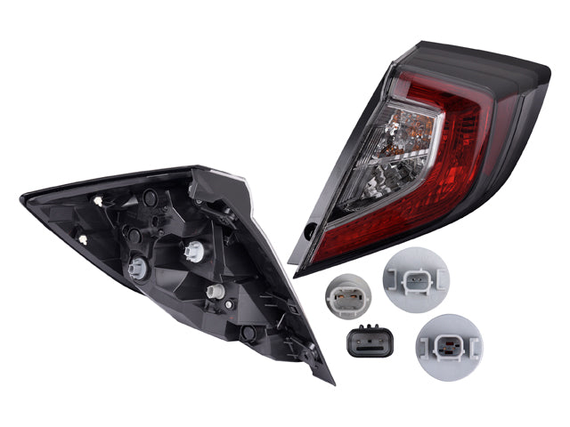 CALAVERA EXTERIOR HD CIVIC TYPE R 17-20 5 PUERTAS C/LEDS DEPO DER