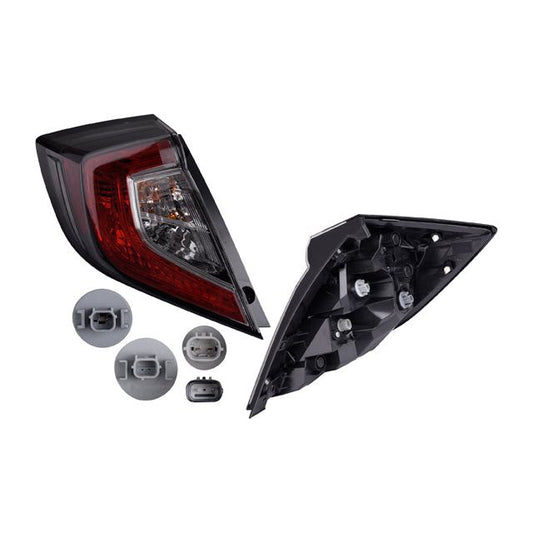 Calavera Exterior P/ Honda Civic 2017-2020