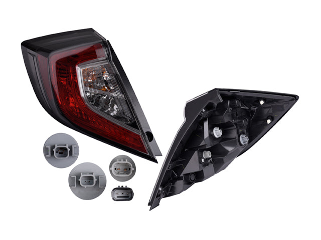 CALAVERA EXTERIOR HD CIVIC TYPE R 17-20 5 PUERTAS C/LEDS DEPO IZQ