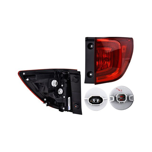 Calavera Exterior Hd Pilot P/ Honda Pilot 2016-2018