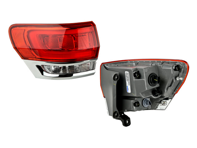 CALAVERA EXTERIOR JP GRAND CHEROKEE 14-21 FILO CROMADO C/LEDS DEPO IZQ