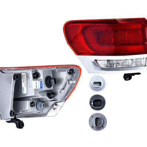 Calavera Exterior Jp Grand Cherokee 14-20 Filo Gris C/Leds Depo Izq