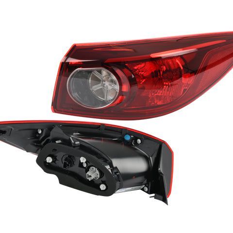 Calavera Exterior Mz 3 14-18 4 Puertas C/Foco Depo Der. P/ Mazda 3 2014-2018