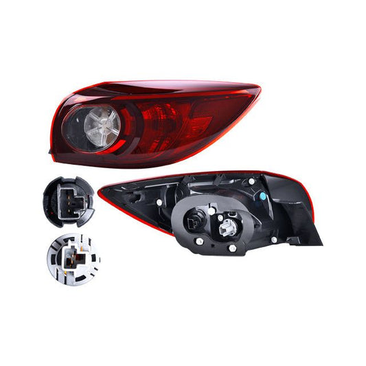 Calavera Exterior P/ Mazda 3 2014-2018