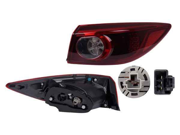 Calavera Exterior P/ Mazda 3 2014-2018