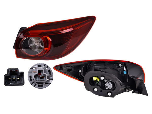 Calavera Exterior P/ Mazda 3 2014-2018