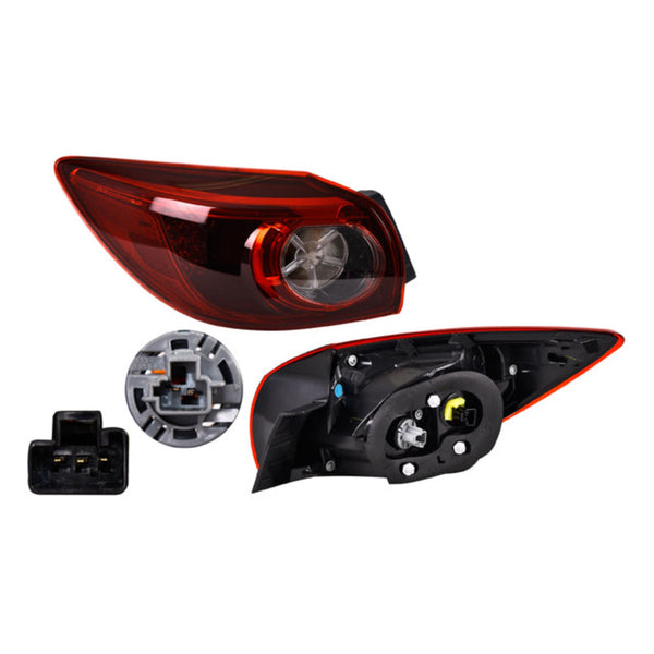 Calavera Exterior P/ Mazda 3 2014-2018