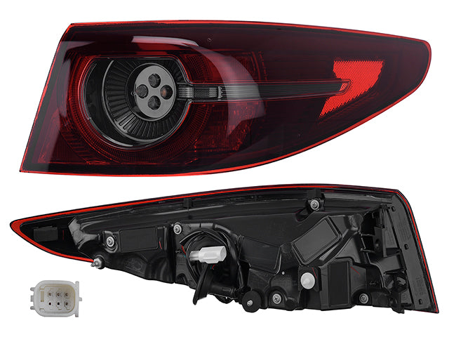 CALAVERA EXTERIOR MZ 3 19-21 4 PUERTAS C/LEDS I/I SPORT DEPO DER