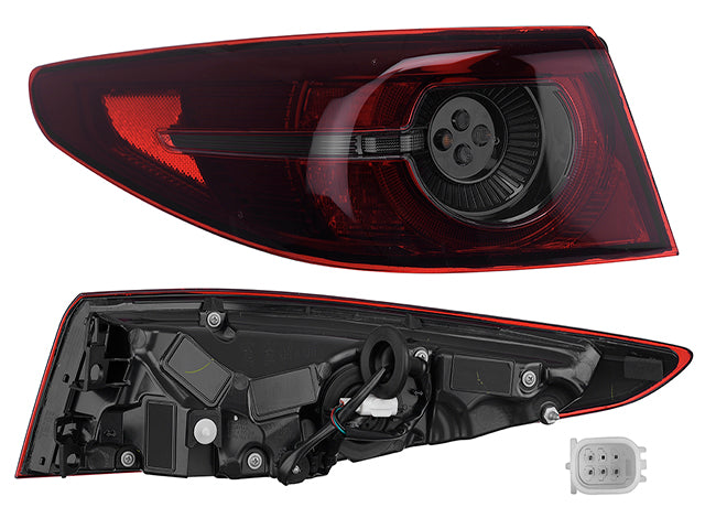 CALAVERA EXTERIOR MZ 3 19-21 4 PUERTAS C/LEDS I/I SPORT DEPO IZQ