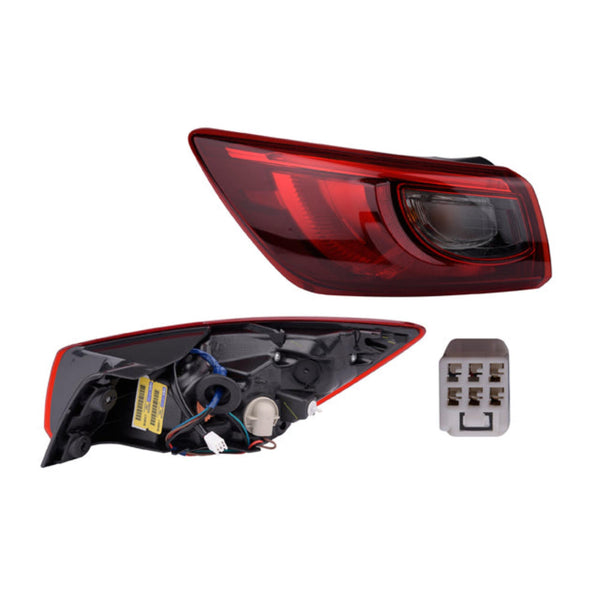 Calavera Exterior P/ Mazda Cx3 2016-2024