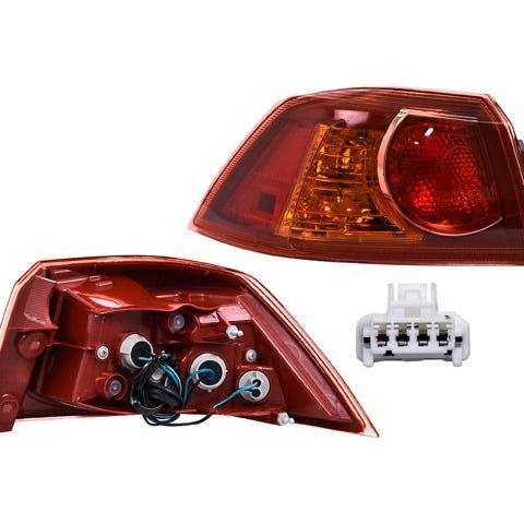 Calavera Exterior Mt Lancer P/3 Focos C/Foco Depo Izq. P/ Mitsubishi Lancer 2008-2009