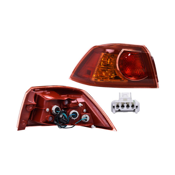Calavera Exterior Mt Lancer P/3 Focos C/Foco Depo Izq. P/ Mitsubishi Lancer 2008-2009