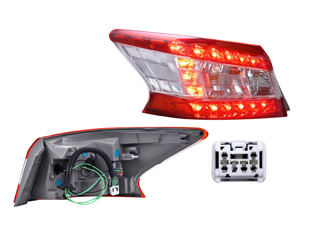 CALAVERA EXTERIOR NS SENTRA 13-16 C/LEDS DEPO IZQ