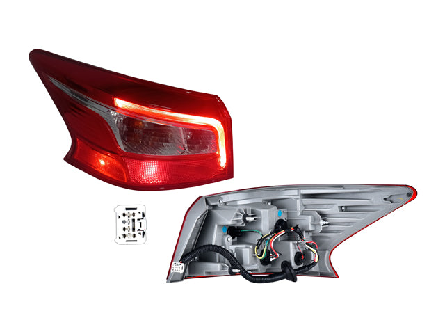 CALAVERA EXTERIOR NS SENTRA 17-19 C/LEDS DEPO IZQ