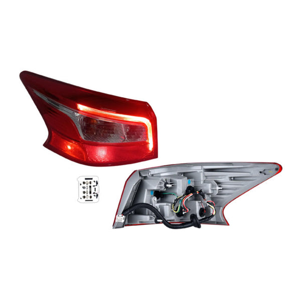 Calavera Exterior P/ Nissan Sentra 2017-2019
