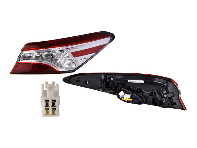 CALAVERA EXTERIOR TY CAMRY XLE/XLE NAVI/HYBRID 18-20 C/LEDS DEPO DER