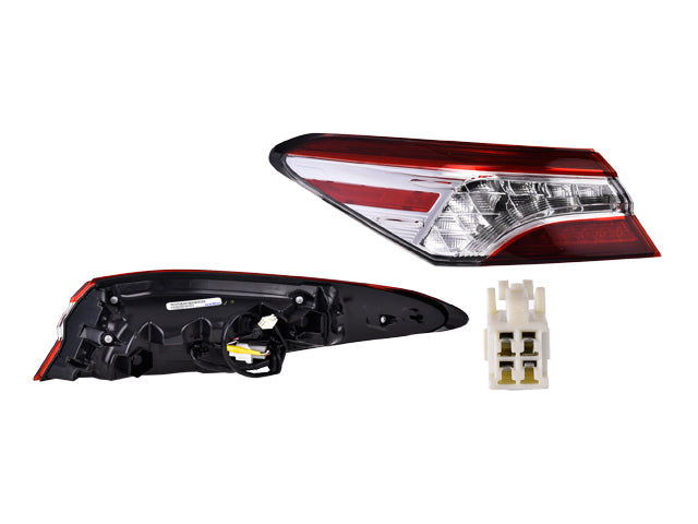 CALAVERA EXTERIOR TY CAMRY XLE/XLE NAVI/HYBRID 18-20 C/LEDS DEPO IZQ