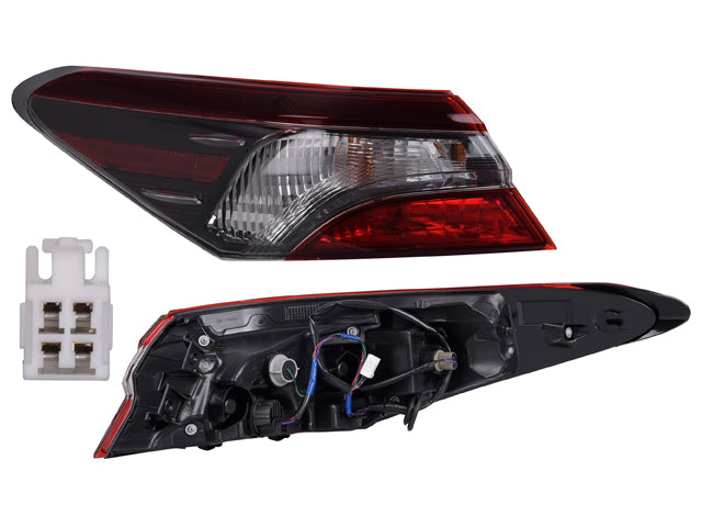 CALAVERA EXTERIOR TY CAMRY LE/SE 21-23 C/LEDS DEPO IZQ