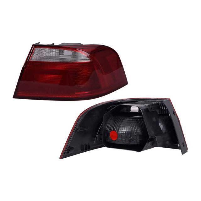 Calavera Exterior Vw Gol 13-18 4 Puertas Clara Rojo/Blanco S/Foco Cn Der