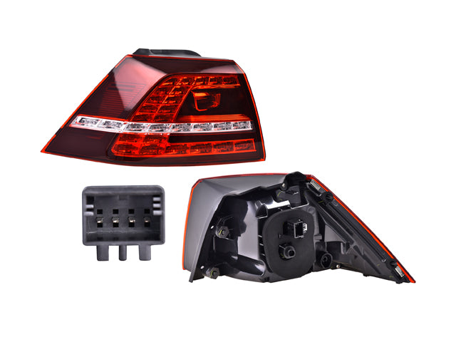 CALAVERA EXTERIOR VW GOLF GTI 15-17 C/LEDS DEPO IZQ