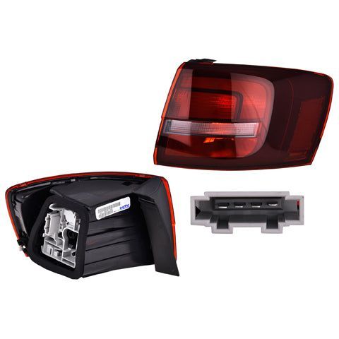 CALAVERA EXTERIOR VW JETTA 15-18 OBSCURA C/LEDS HIGHLINE DEPO DER