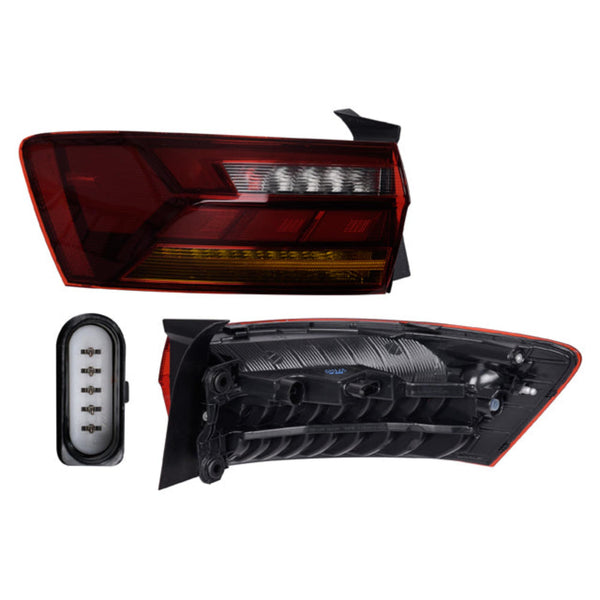 Calavera Exterior Vw Jetta 19-21 C/Leds Tyc Izq P/ Volkswagen Jetta 2019-2021