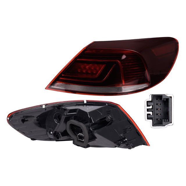 CALAVERA EXTERIOR VW PASSAT CC 13-15 C/LEDS S/FOCO DEPO DER