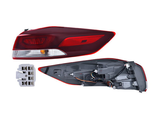 CALAVERA EXTERIOR HY ELANTRA 17-18 C/LEDS DEPO DER