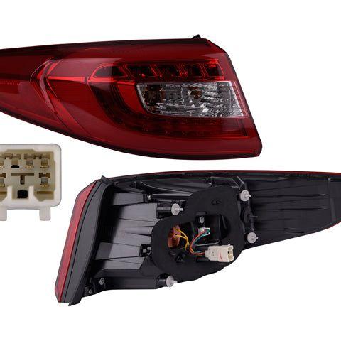 Calavera Exterior Hy Sonata 15-17 C/Leds Depo Izq P/ Hyundai Sonata 2015-2017