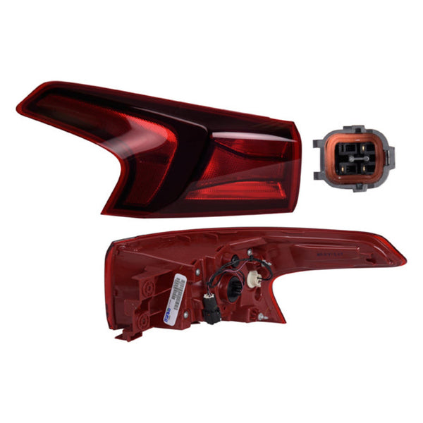 Calavera Exterior Hy Santa Fe Con Foco Depo Izq P/ Hyundai Santa Fe 2019-2020