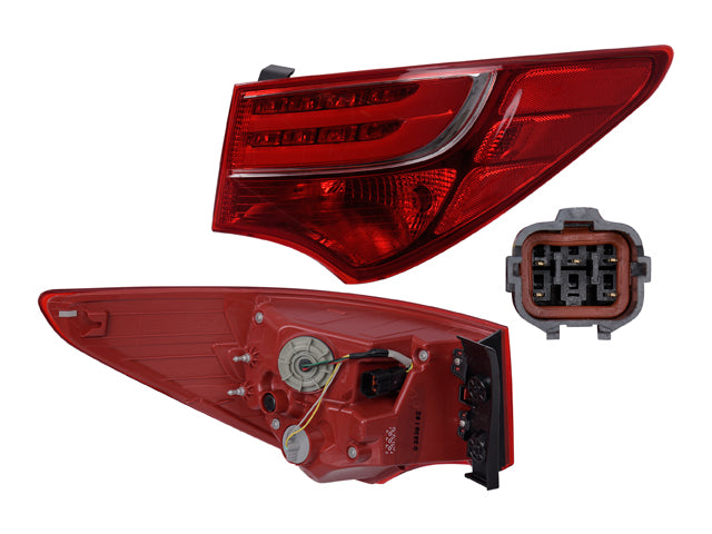 CALAVERA EXTERIOR HY SANTA FE SPORT 13-16 C/LEDS DEPO DER