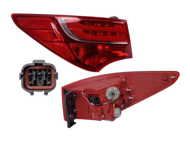 CALAVERA EXTERIOR HY SANTA FE SPORT 13-16 C/LEDS DEPO IZQ