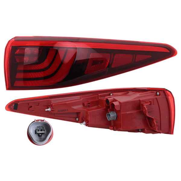Calavera Exterior Ki Sportage 16-18 C/Leds S/Arnes Depo Der P/ Kia Sportage 2016-2018