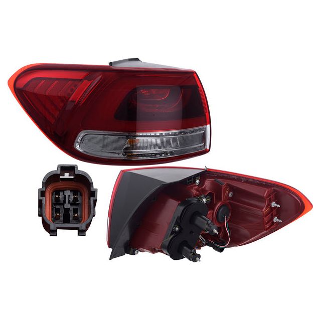 CALAVERA EXTERIOR KI SORENTO 16-18 C/LEDS C/FOCO DEPO IZQ