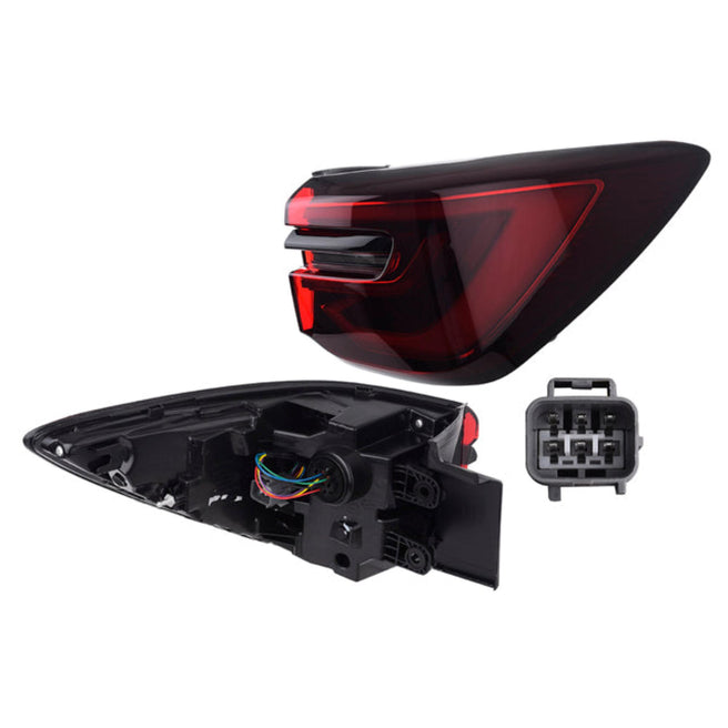 CALAVERA EXTERIOR MG RX5 24 C/LEDS CN DER