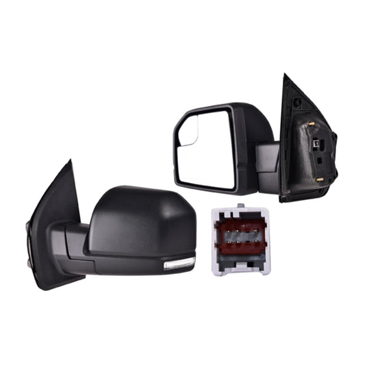 Espejo Eletrico C/Desempanante C/Direccional C/Punto Ciego Corrugado P/ Ford F-150 2015-2020